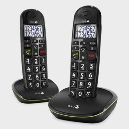Téléphones sans fil Doro 110 parlant DUO Téléphones sans fil Doro 110 parlant DUO