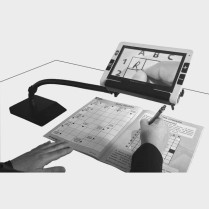Support pour écrire loupe électronique