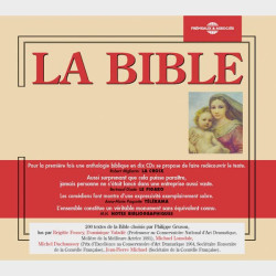 Livre audio - LA BIBLE - ANCIEN ET NOUVEAU TESTAMENT