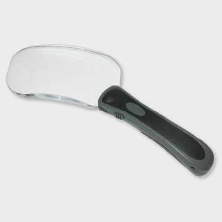 Loupe a main éclairante rectangulaire