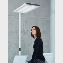 Lampadaire à éclairage direct et indirect de bureau
