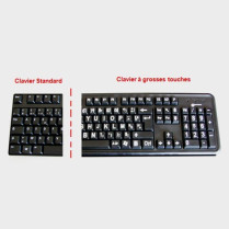 Clavier à grosses touches