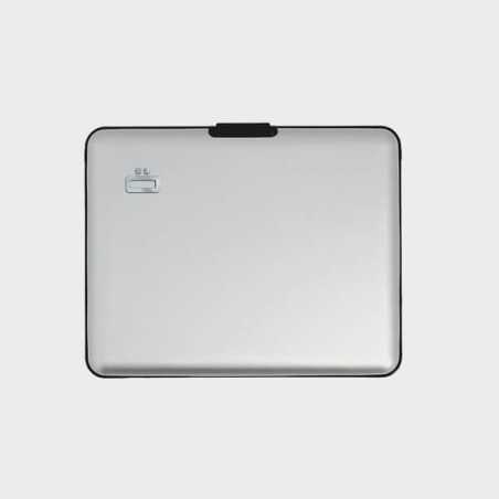 Porte-carte moderne en aluminium avant Porte-carte moderne en aluminium avant