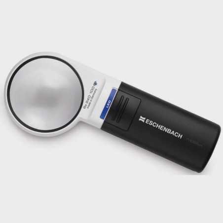 Loupe de poche Mobilux LED ronde 6x Loupe de poche Mobilux LED ronde 6x