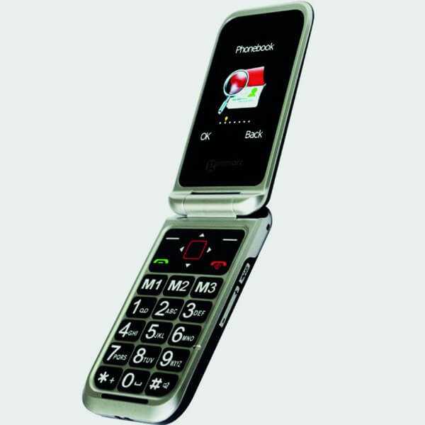 Téléphone portable à clapet CL8500 ouvert