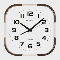 Horloge à gros chiffres murale silencieuse