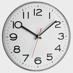Horloge murale 28 cm gros chiffres 