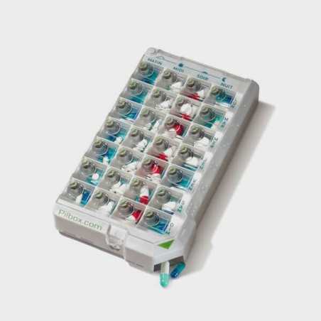 Grand Pilulier semainier 4 compartiements par jour