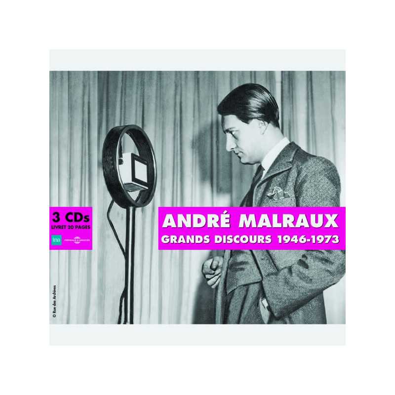 Livre audio - GRANDS DISCOURS 1946-1973 - ANDRE MALRAUX