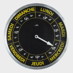 Horloge Calendrier 7 jours Gros Caractères