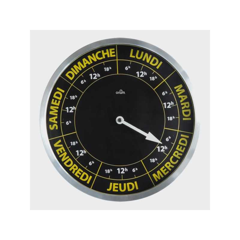 Horloge Calendrier 7 jours Gros Caractères