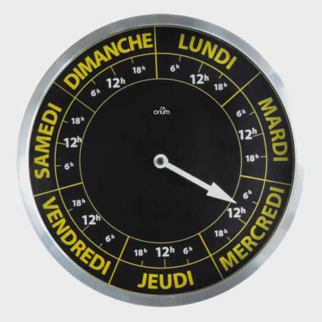 Horloge Calendrier 7 jours Gros Caractères