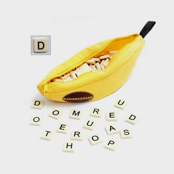 Jeu Bananagrams en braille