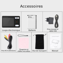 loupe electronique de poche pour malvoyant