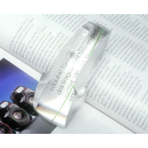 Loupe à poser avec ligne de lecture