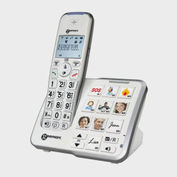 Téléphone parlant sans fil grosses touches