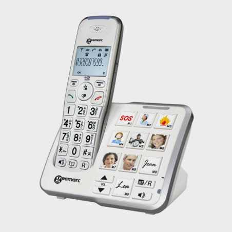 Téléphone parlant sans fil grosses touches