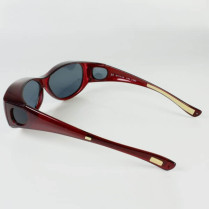 Sur lunette rouge filtre polarisé gris anti lumière bleu