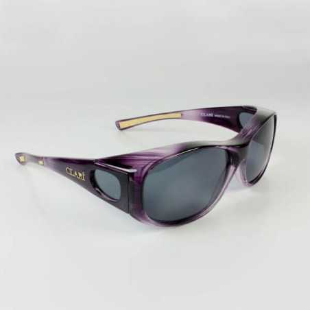 Sur lunettes Ursa de protection violette filtre polarisé Gris