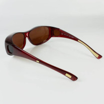 Sur lunettes rouge filtre polarise marron anti lumière bleue