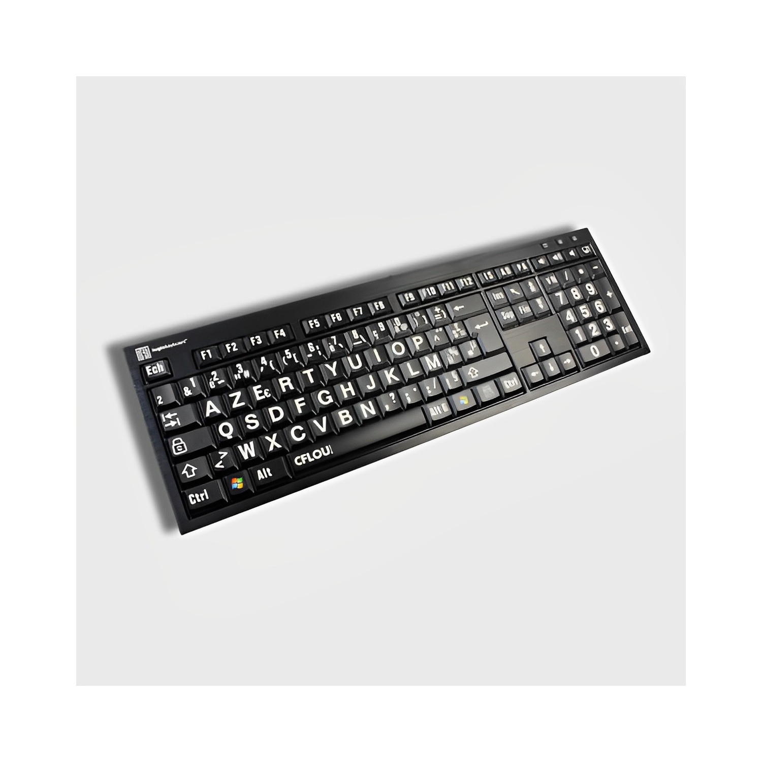 LogicKeyboard Dyslexie PC - Clavier PC - Garantie 3 ans LDLC