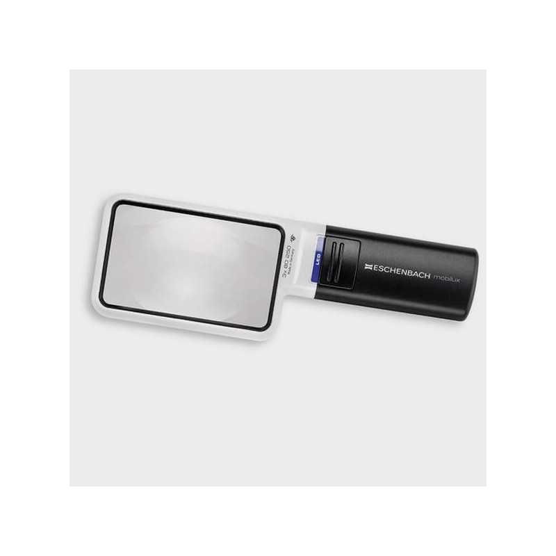 Loupe Mobilux LED rectangulaire 3x