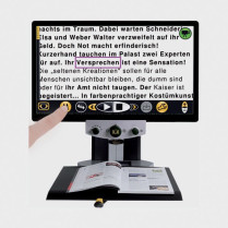 Video agrandiseur pour malvoyants