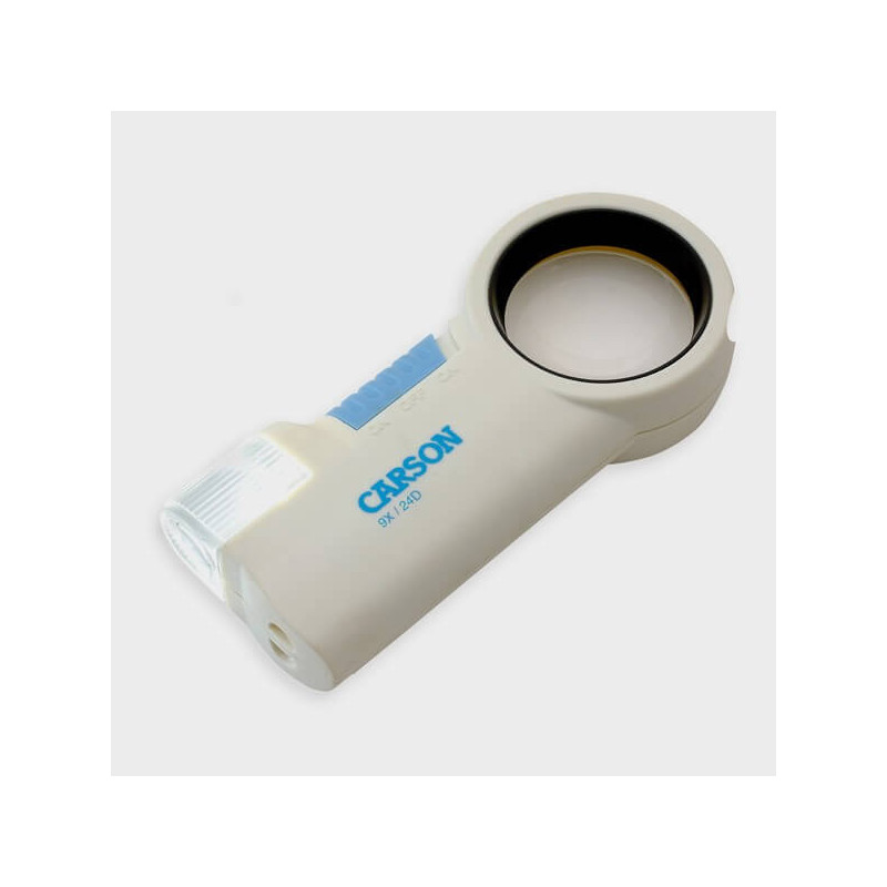 Loupe de poche éclairante MagniFlash 9x pour malvoyant