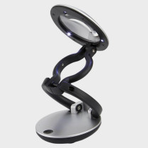 Lampe loupe à poser de poche