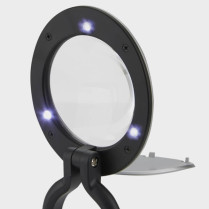 Lampe loupe à poser de poche