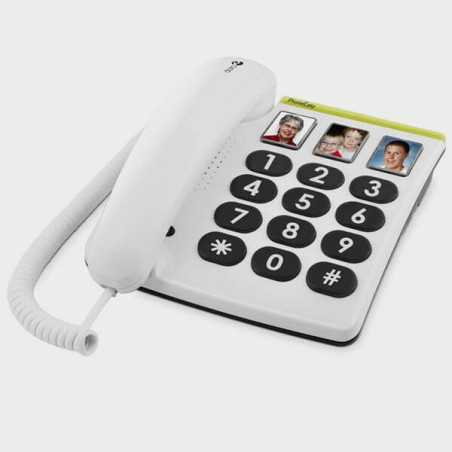 Téléphone portable simplifié avec clavier parlant et grosses touches