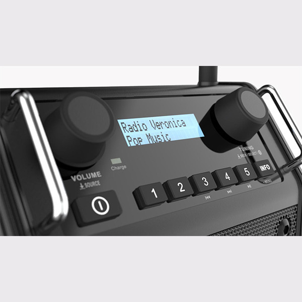 Radio FM avec bouton en caoutchouc