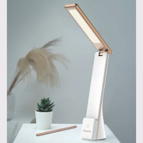 Lampe transportable basse vision sur batterie blanc avant 