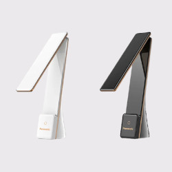 Lampe transportable sur batterie blanc avant noir et blanc 