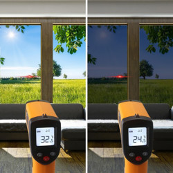 Film de protection solaire pour vitre