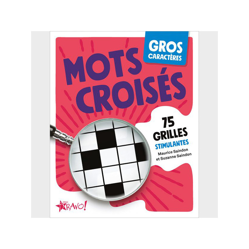 Mots croisés à gros caractères