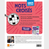 couverture arrière mots croisés à gros caractères