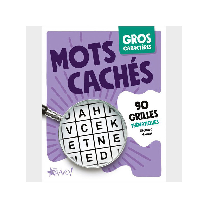 Mots cachés à gros caractères