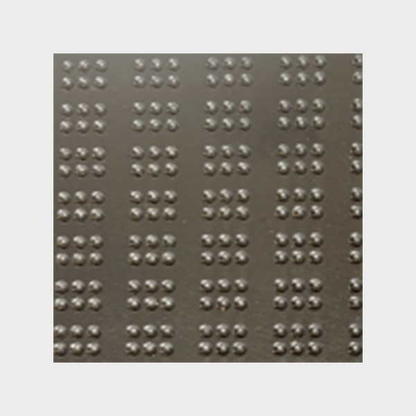 Tablette à cuvettes format A4 trous braille