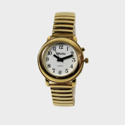 Montre parlante simplifiée femme bracelet extensible