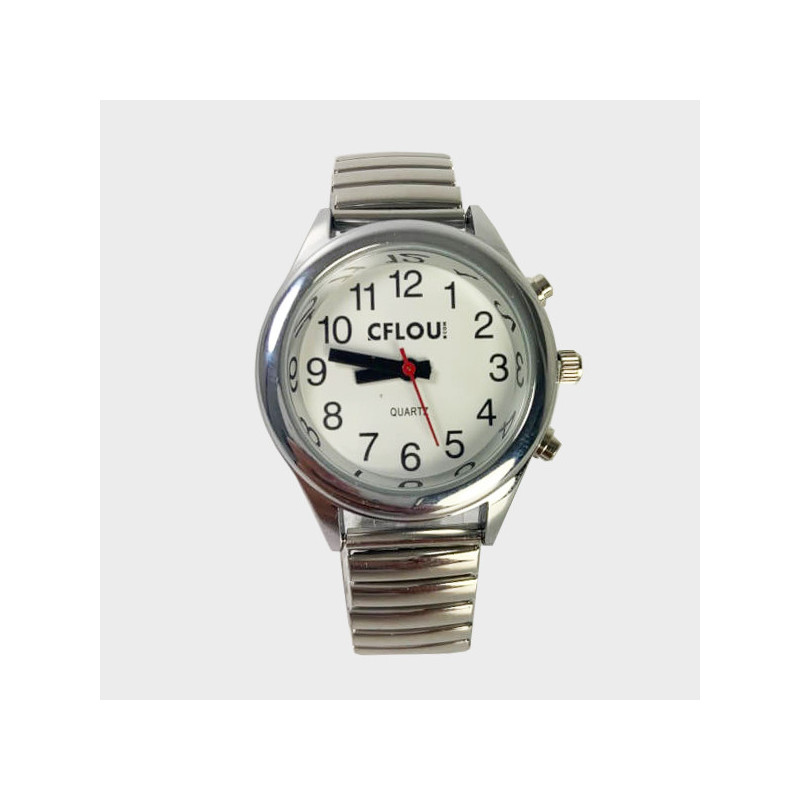 Montre parlante gros chiffres et grosse aiguille