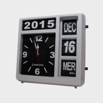 Horloge calendrier à poser ou à fixer