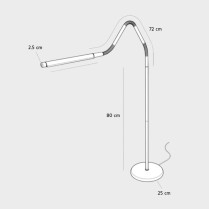 Lampe sur pied 3 couleurs