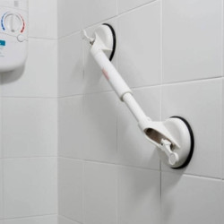 Barre d'appui a ventouses extensibles