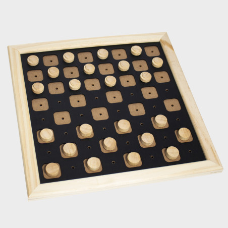 Jeu de dames tactile et relief Jeu de dames tactile et relief