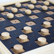 Jeu de dames tactile et relief