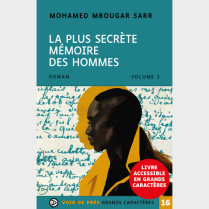 Couverture du Livre gros caractères - La Plus Secrète Mémoire des hommes – 2 volumes - Mbougar Sarr, Mohamed