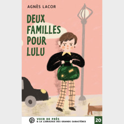Livre à gros caractères - Deux familles pour Lulu - Agnès Lacor