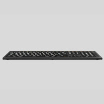 Clavier gros caractere rétro eclairé pour Mac de face à plat