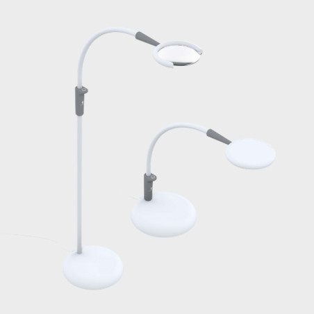 Lampe-loupe LED pour table ou sur pied